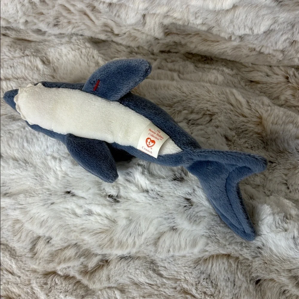 Ty Original Beanie Baby Crunch the Shark 1996
